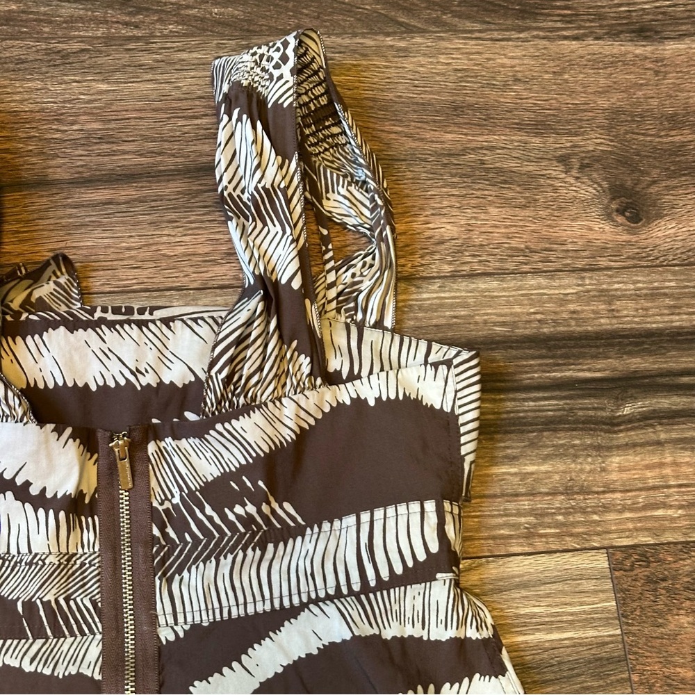 BCBGMAXAZRIA Cocoa Combo Animal
Print Sleeveless MIDI Sundress. Size XS - Picture 11 of 14